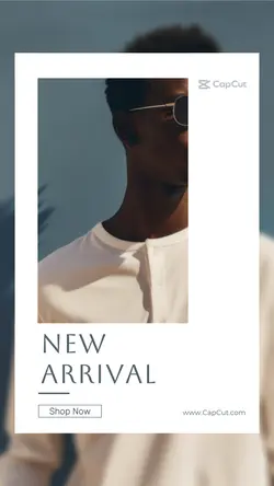 Man Fashion Sale Instagram Story Simple Minimalist Look