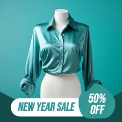 E-commerce Hero Images Fashion Women Shirt Instagram Post