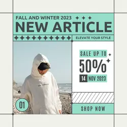 Flat Modern Grid Fashion Instagram post