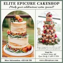 Food and Beverage Cake Sale Instagram Post