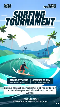 Surfing Tournament Promotion Instagram Story