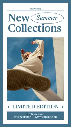 Fashion New Collections Aesthetic Instagram Story Template