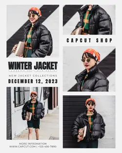 Fashion Winter Jacket Promotion Instagram Post