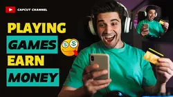 Youtube Thumbnail Playing Games Earn Money