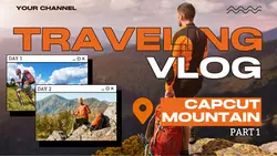YOUTUBE THUMBNAIL TRAVELING VLOG HIKING