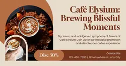 Coffee Brewing Discount Promotion Facebook App Ad