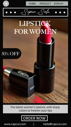 New Lipstick For Women Promotion Story