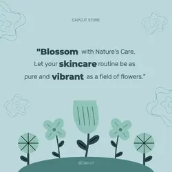 Beauty Skincare Instagram Quote Template