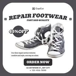 Repair Footwear Promotion Instagram Post