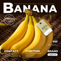 Foods & Beverage Banana Discounts Business