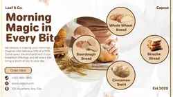 Morning Bread Display Product Twitter Post