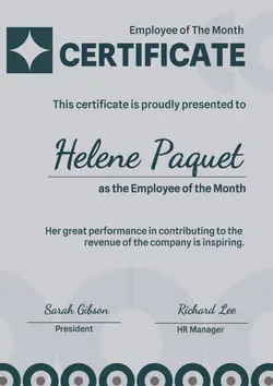 Non-marketing Certificate Employee