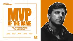 Gaming - Tournament MVP Announcement Poster