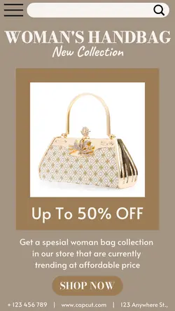 Fashion Handbag Sale Promotion