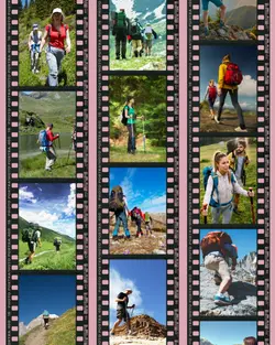 Non-marketing photo collage negative photo