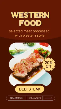 Beef - Food Promotions Instagram Post