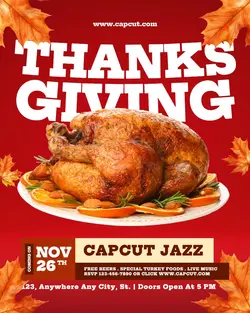 Thanksgiving Promotion for Instagram Post