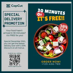 Food Delivery Promotion Instagram Post
