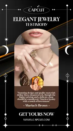 Fashion Jewelry Testimony Instagram Story