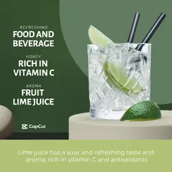 beverage Lime juice display Little Fresh