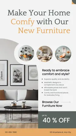 Simply Furniture Promotion Instagram Story