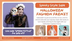 Halloween Fashion Sale Facebook