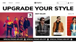 Modern UI Fashion Store Promotion Website
