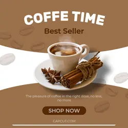 Coffe Time Promotion Instagram Post
