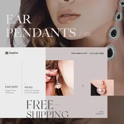 Jewelry & Accessories Ear pendants Display Modern