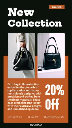 Luxury Bag Discount TikTok Post