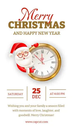 Christmas Holiday Party Instagram Story