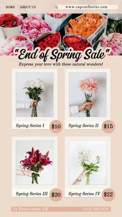 Other Industry Flower Sale Instagram Post