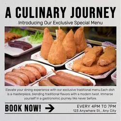 Instagram Special Traditional Menu Promotion