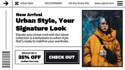 Fashion Urban Style Promotion Twitter Post 