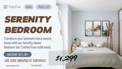 Bedroom Product Promotion Twitter Post
