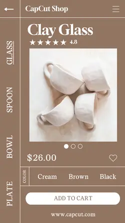Glass Display Product Instagram Story