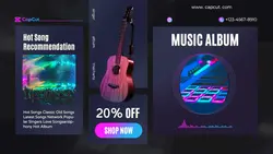 entertainment music album  Promotion trend