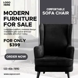 Furniture - Sofa Chair - Instagram ad