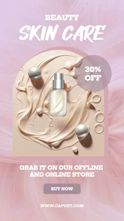 Skin Care Sale Instagram Post