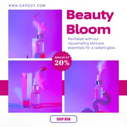Beauty Bloom Promotion Instagram Post