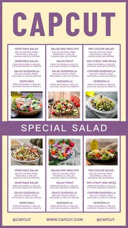 food and Beverage sales promotion instagram storypurple light