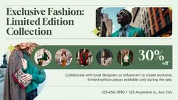 Exclusive Fashion Promotion Facebook Cover