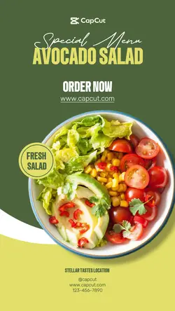Food Salad Restaurant Special Menu