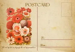 non marketing postcard