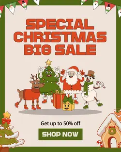 Christmas Big Sale Promotion Instagram Post