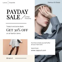 Fashion Payday Sale Promotion Instagram Post