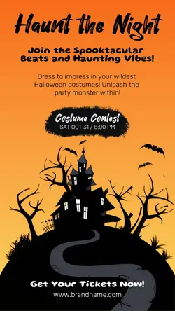 Halloween Party Invitations Instagram Story