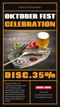 Oktober Fest Food Promotion Instagram Stroy