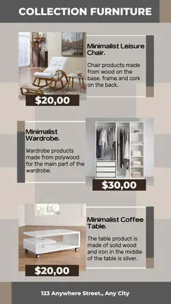 Furniture Product Display Posting Tiktok