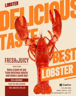 Frozen Foods  Lobster Discount Retro